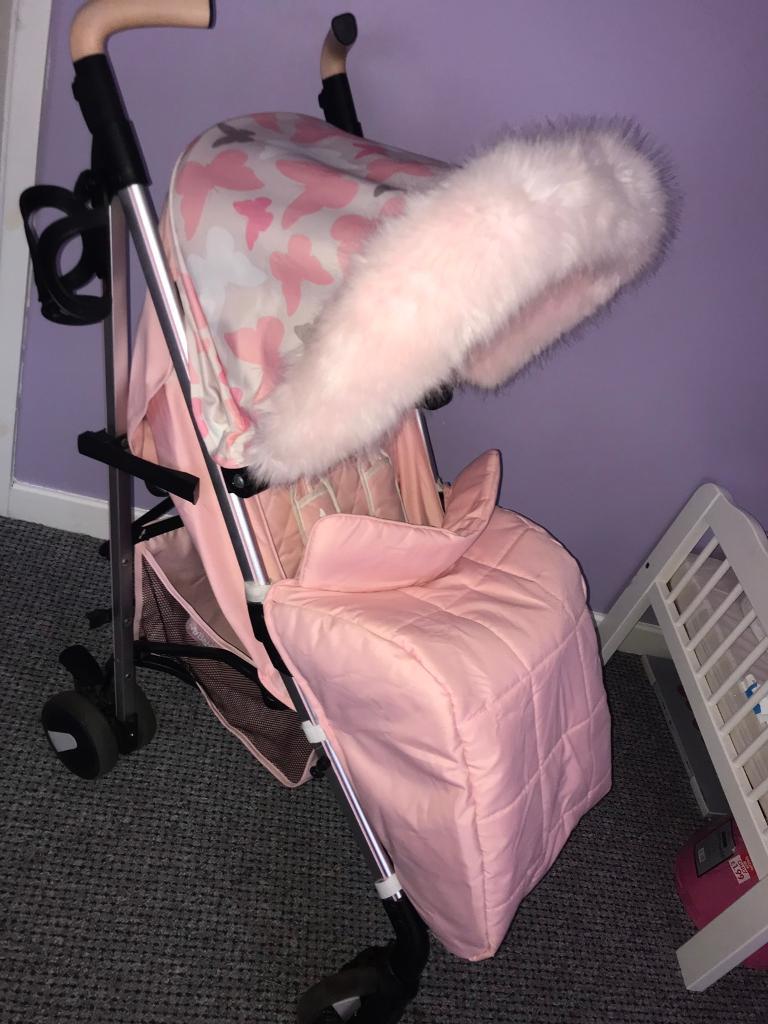 grey pram fur